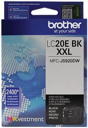 Brother LC20EBK Super High Yield Ink Cartridge - Black