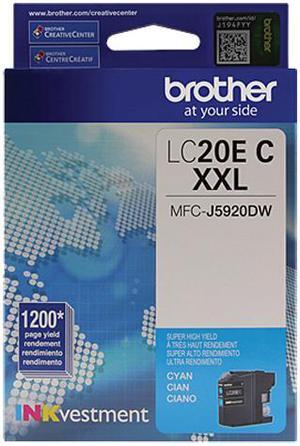 Brother LC20EC Super High Yield Ink Cartridge - Cyan