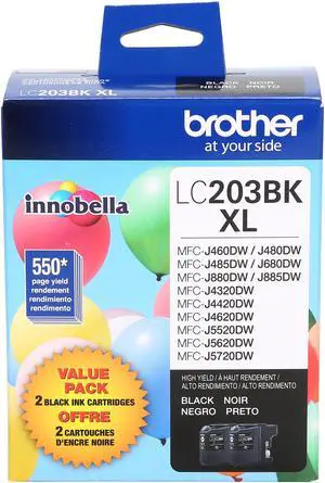 Brother LC2032PKS High Yield Innobella Ink Cartridge - Dual Pack - Black