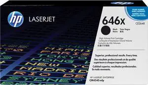 HP 646X High Yield LaserJet Toner Cartridge - Black