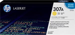 HP 307A LaserJet Toner Cartridge - Yellow