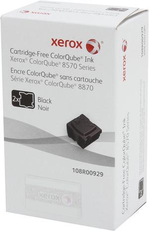 Xerox 108R00929 Solid Ink - 2 Sticks - Black