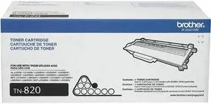 Brother TN820 Toner Cartridge - 2 Pack - Black Brother TN820 Toner Cartridge - 2 Pack - Black