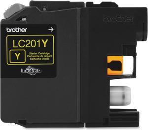 Brother Innobella LC201Y Yellow Ink Cartridge - Inkjet - Standard Yield - 260 Pages - Yellow - 1 Each  LC201YS