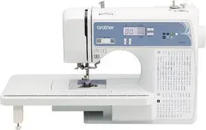 Brother CS7205 Computerized Sewing Machine with Wide Table, 150 Built-in Sewing Stitches, 1 Font, Wide Table, 11 Sewing Feet