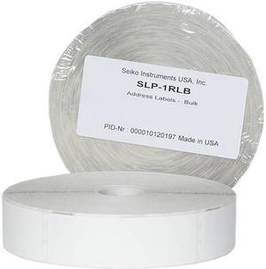 Seiko SLP-1RLB Bulk Address Labels, 1-1/8" x 3-1/2", White - 1 Roll (1000 Labels)