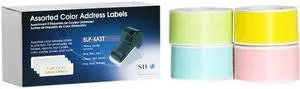 Seiko SLP-4AST Assorted Color Labels for Smart Label Printers