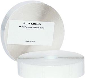 Seiko Bulk Opaque Multiuse Labels, 1-1/8 x 2, White, 1700/Roll