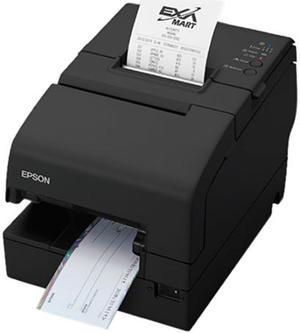 Epson OmniLink TM-H6000V Multifunction POS Printer for Retail & Financial Services, MICR + Endorsement, Serial (S01), Black - C31CG62034