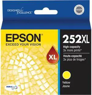 EPSON 252XL DURABrite Ultra T252XL420-S High Capacity Ink Cartridge Yellow