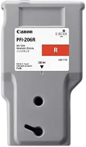 Canon PFI-206 Ink Cartridge - Red