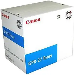 Canon GPR-27 Cyan (9644A008) (GPR-27) Toner, 6000 Page-Yield Cyan Canon GPR-27 Cyan (9644A008) (GPR-27) Toner, 6000 Page-Yield Cyan
