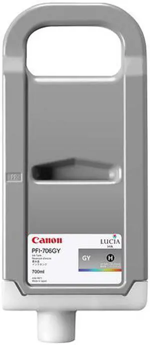Canon PFI-706 High Yield Ink Cartridge - Gray