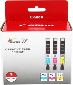 Canon CLI-251 XL High Yield Ink Cartridge - Combo Pack - Cyan/Magenta/Yellow