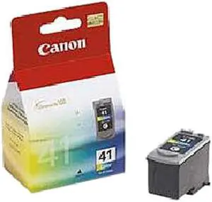 Canon CL-41 - 0617B001 - 1 x Cyan,1 x Magenta,1 x Yellow - Ink Cartridge - For PIXMA iP1800,iP1900,iP2500,iP2600,MP140,MP190,MP210,MP220,MP470,MX300,MX310