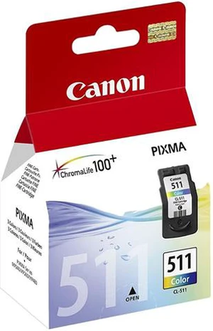 Canon CL511 Ink Cartridge 244 Page Yield; Color Canon CL511 Ink Cartridge 244 Page Yield; Color