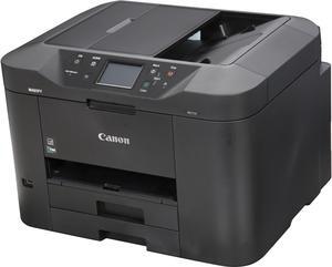 Canon MAXIFY MB2720 ESAT: 24.0 ipm Black Print Speed 600 x 1200 dpi Color Print Quality Ethernet (RJ-45) / USB / Wi-Fi InkJet MFC / All-In-One Color Printer - Inkjet Printers