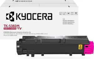 Kyocera TK-5382M Magenta Toner Cartridge for ECOSYS MA4000cifx / MA4000cix / PA4000cx Model Laser Printers - 1T02Z0BUS0 Kyocera TK-5382M Magenta Toner Cartridge for ECOSYS MA4000cifx / MA4000cix / PA4000cx Model Laser Printers - 1T02Z0BUS0