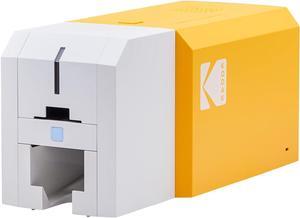 KODAK ID200S Photo ID Card Printer Kit, Includes printer, pre-loaded color ribbon, 100 cards, and KODAK Photo ID Studio badge creation software
