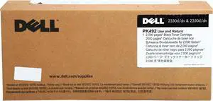 Dell PK492 (Parts # XN009) Toner Cartridge 2,000 page yield for Dell 2330d, 2330dn, 2350d and 2350dn Laser Printers; Black