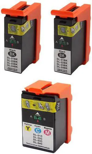 Green Project Compatible Ink Cartridge Replacement for Dell (2pc. U313R , 1pc. U317R) 3 Pack