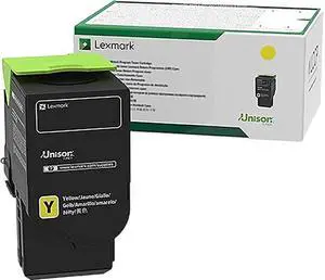 Lexmark 78C00YG GSA Yellow Return Programme Toner Cartridge
