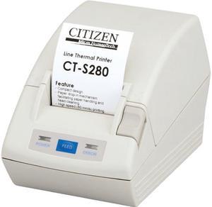 Citizen CTS280 2 Compact 2color Thermal Receipt Printer  White  CTS280RSUWH