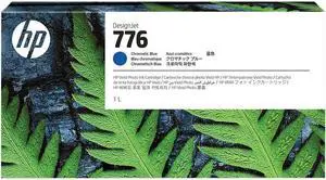HP (1XB04A) 776 1L Chromatic Blue Ink Cartridge
