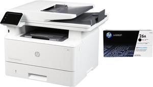 HP LaserJet Pro M426fdn (F6W14A-CF226A) Duplex 1200 dpi USB Monochrome MFP Laser Printer Bundle with HP 26A Black Toner Cartridge
