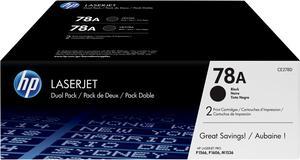 HP 78A LaserJet Toner Cartridge - Dual Pack - Black