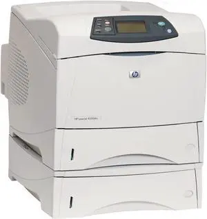 HP LaserJet 4350DTN Laser Printer - Monochrome - Plain Paper Print - Desktop