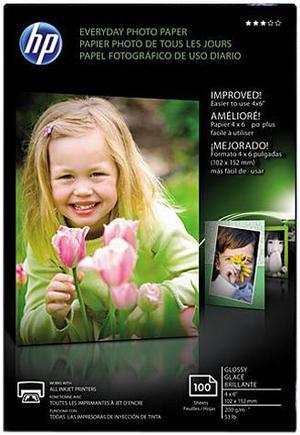 HP CR759A Everyday Glossy Photo Paper-100 sht/4 x 6 in