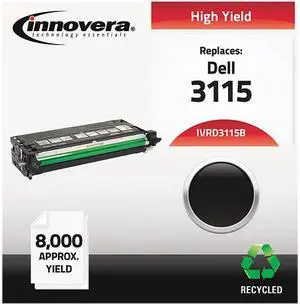 Innovera IVRD3115B Black Compatible Remanufactured 310-8395 (3115)  Toner
