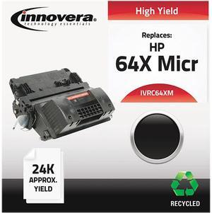 Innovera IVRC64XM Black Remanufactured CC364X (64X MICR) MICR Toner