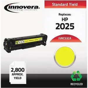 Innovera Compatible Yellow Toner Cartridge (Alternative for HP 304A/CC532A) Innovera Compatible Yellow Toner Cartridge (Alternative for HP 304A/CC532A)