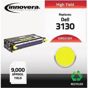 Innovera IVRD3130Y Compatible Remanufactured 330-1204 (3130) Toner, Yellow