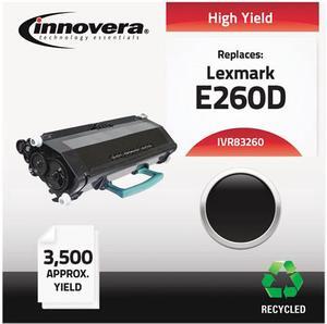 Innovera IVR83260 Black Compatible Remanufactured E260A21A (E60D) Toner