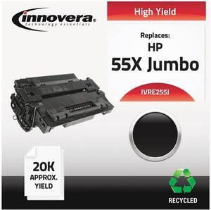 Innovera Compatible Black Jumbo Yield Toner Cartridge (Alternative for HP 55X/CE255X)