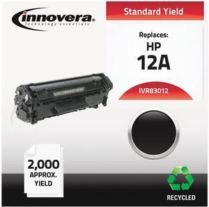 Innovera IVR83012 Black Compatible Remanufactured Q2612A (12A) Laser Toner