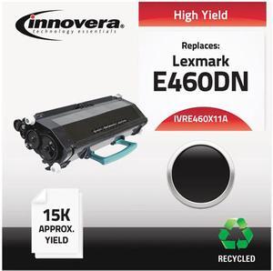 Innovera IVRE460X11A Black Compatible Remanufactured (E460DN) Toner
