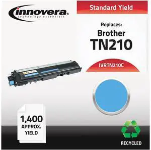 Innovera IVRTN210C Compatible Remanufactured TN210C Toner, Cyan