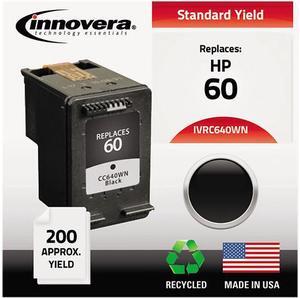Innovera IVRC640WN Black Ink Cartridge, Replacement for HP CC640WN (HP 60)