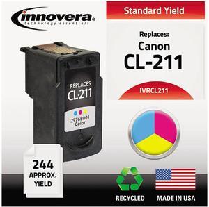 Innovera IVRCL211 3 Colors Ink Cartridge, Replacement for 2976B001 (CL-211)