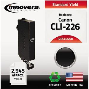 Innovera IVRCLI226B Black Ink Cartridge, Replacement for Canon 4546B001 (CLI-226BK)