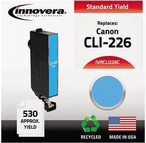 Innovera IVRCLI226C Cyan Ink Cartridge, Replacement for 4547B001 (CLI-226C)