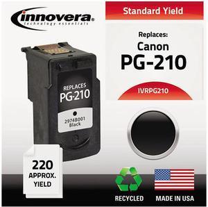 Innovera IVRPG210 Black Ink Cartridge, Replacement for Canon 2974B001 (PG-210)