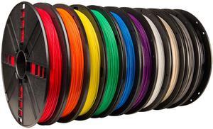 True Color Large PLA Filament 10-Pack