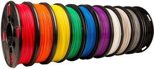 True Color Small PLA Filament-10 Pack
