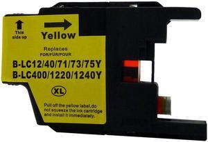 Green Project B-LC75Y Yellow Ink Cartridge Replaces Brother LC75Y