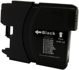 Green Project B-LC61BK Remanufactured Black Ink Cartridge Replacement for Brother LC61BK